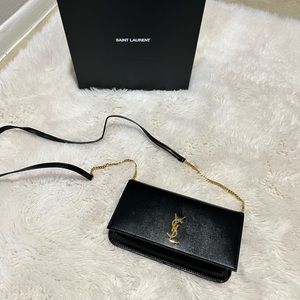 Ysl Saint Laurent phone holder bag. Authentic